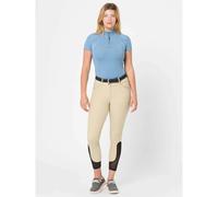 LeMieux Mia Mesh Womens Short Sleeve Base Layer - Ice Blue 6