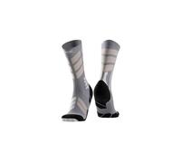 Technical socks X-SOCKS X-COUNTRY PERFORM MERINO CREW (SEAL GREY/LIGHT SAND)