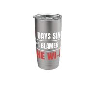 Technical Support 0 Days Since My Last Computer Crash Techie Stainless Steel Insulated Tumbler