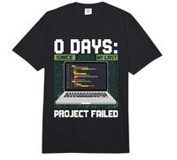 Technical Support 0 Days Since My Last Project Failed Techie Comfort Colors Adult Heavyweight T-Shirt