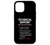 Technical Support Definition Funny Tech IT Support Sysadmin Case for iPhone 12/12 Pro