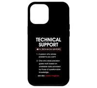 Technical Support Definition Funny Tech IT Support Sysadmin Case for iPhone 12 Pro Max