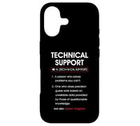 Technical Support Definition Funny Tech IT Support Sysadmin Case for iPhone 17