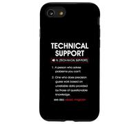 Technical Support Definition Funny Tech IT Support Sysadmin Case for iPhone SE (2020) / 7/8