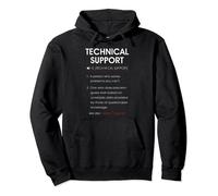 Technical Support Definition Funny Tech IT Support Sysadmin Pullover Hoodie