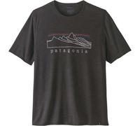 Technical T-shirt Patagonia Cap Cool Trail Stratapeaks Noir XL