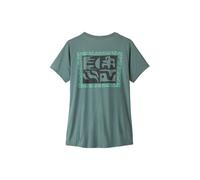 Technical T-shirt Patagonia W's Cap Cool Daily Shirt - Mother Rays (Blue Sage - Light Blue Sage X-Dye) Women