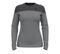 Technical top Odlo BL TOP crew neck l/s REVELSTOKE PW 150 (dark grey melange) Woman