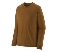 Technical top Patagonia M's L/S Cap Cool Merino Blend Shirt (Wolf Brown) Men