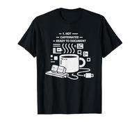Technical Writer Minimalist Keyboard Stamp Identity Art Tech T-Shirt