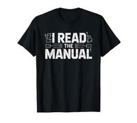 Technical Writer Reads Manual Humor Identity RTFM T-Shirt