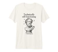 Technically Still Thinking Socrates Philosophy Humor Premium T-Shirt