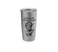 Technically Still Thinking Socrates Philosophy Humor Stainless Steel Insulated Tumbler