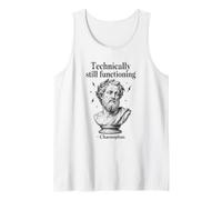 Technically Still Thinking Socrates Philosophy Humor Tank Top