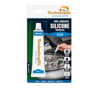 Technicqll CLEAR COLOURLESS SILICONE ADHESIVE GLUE 20ml UNIVERSAL