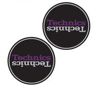 Technics Slipmat Duplex 3: Silver/Purple Mirror on Black