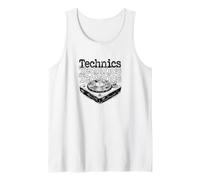 Technics Turntable Vintage Dj Vinyl Record Tank Top