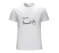 Technics Turntables Kid Teach Them Well Mens Fashion Casual Basic Short Sleeve T-Shirts Size XXL White