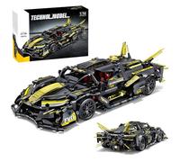 Technik EVO Supercar Building Block Set - 1310PCS 1:14 Racing Car Bricks Kit, Display Model Collector's Sci-Fi Supercar for Adults, Home Decor, STEM Creative Gift for Man