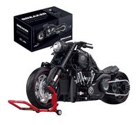 Technik Motorcycle Building Kit for Harley Breakout, 1:5 Technic Motorbike Construction Toys, MOC Racing Motorcycle Building Kit for Boys or Adults, Compatible with Lgo - 2260 Pieces