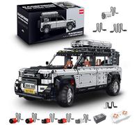 Technik Offroad Car Kit, GULY 10620, 4817 Parts 1:8 with Motors and LED, Large Remote Controlled Car Clamping Blocks (Original Packaging) (Dynamic Version)