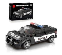 Technik Police Chanlenger Car Building Blocks, Sports Car Building Toy Set, Speed Champion Collectible Vehicle Model Gift for Adults Kids, 372 PCS