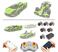 Technik Power Motors LED Lighting Set for Lego 42115 Lamborghini Sián FKP 37 Racing Car (Not Include Model) (F1 Assembly Tutorial + Full Function RC Motor Kit)
