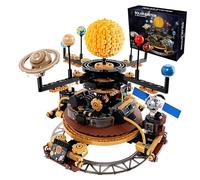 Technik Solar System Building Blocks Set, Rotatable Planetarium Bricks Kit with 9 Planets and Moons, STEM Educational Toys for Astronomy Enthusiasts and Science Astronomy Gifts(946PCS)