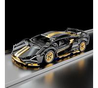 Technik Sport Car Building Blocks Set, 918 PCS Super Sports Car Building Kit, 1:14 Racing Sports Collectible Model Supercar Brick Set, Vehicle Construction Toys Gift for Adults and Teens（FKP）