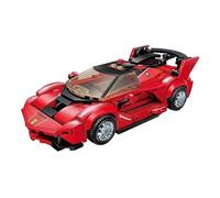 Technik Sports Car Building Blocks Set, 338 PCS Mini Racing Car Building Model Toy, MOC Collectible Super Cars Bricks Model, Home Office Decor Gifts for Adults and Teens