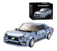 Technik Sports Car Building Kit for S90, 387 Pieces Speed Champions Racing Car Building Blocks, Exclusive Collectible Race Car Model, Gifts for Teenagers Adult