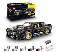 Technik Sports Car Kit, GULY 10637, 3751 Parts with Motors and LED, Large Remote Controlled Car MOC Clamping Blocks (Original Packaging) (Dynamic Version)