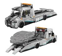 Technik Sprinter Trailer Building Set, Truck Car Bricks Kit, Collect Transport Vehicle Model for Adult, Teen, STEM Eduaction Toy, Home Decor, Creative Gift for Man, Woman (672PCS)