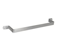 Technik Team Brimo LA Bathroom Towel Rail 325 mm, Width 345 mm - Towel Rail for Wall - Towel Holder, Brushed Stainless Steel