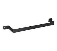 Technik Team Brimo LA Bathroom Towel Rail 325 mm, Width 345 mm - Towel Rail for Wall - Towel Holder, Steel Black Matt