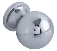 Technik Team Isse Furniture Knob Diameter 20 mm Depth 26 mm Base Diameter 16 mm Polished Brass