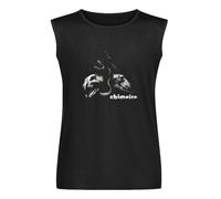 TECHNIOUE Men's Fashion T-Shirt Chimaira The Impossibility of Reason T Shirts Casual Summer Dress Printed Tops Summer Tank Tops Sleeveless Black L