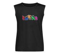 TECHNIOUE Men's Funny Kei%Th Har%Ing T-Shirt T-Shirt Summer Tank Tops Sleeveless Black M