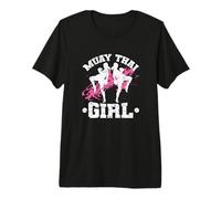 Technique and Speed Muay Thai Girl Premium T-Shirt