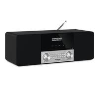 TechniSat DIGITRADIO 3 - Stereo DAB radio compact system (DAB+, FM, CD player, Bluetooth, USB, headphone jack, AUX input, clock radio, OLED display, 20 watts RMS) black
