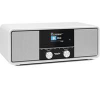 TechniSat DIGITRADIO 330 - DAB+ FM stereo radio with CD player (Bluetooth 5.3, USB MP3 playback and charging function, 2.4-inch colour display, radio alarm clock, remote control) White