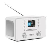 TechniSat DIGITRADIO 550 IR - Stereo internet radio (DAB+, FM, Wi-Fi, Bluetooth, app control, alarm clock) white