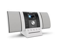 TechniSat Multyradio 4.0 SE - Internet Radio (WLAN Radio, DAB+, FM, Spotify, Bluetooth, CD Player, USB, Colour Display, 2 x 10 Watt Stereo Speakers) Black/White