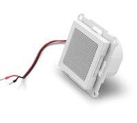 TechniSat Speaker for DIGITRADIO UP 55 - Single Flush-Mounted Speaker (to Extend the Digitradio UP 55, for Flexible Mounting, 2 Watt, IP20, Made in Germany) Front Cover RAL 9016, White