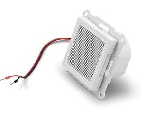 TechniSat Speaker for DIGITRADIO UP 55 - Single Flush-Mounted Speaker (to Extend the Digitradio UP 55, for Flexible Mounting, 2 Watt, IP20, Made in Germany) Front Cover RAL 9016, White