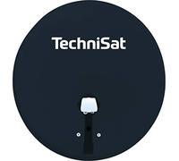 TechniSat TECHNITENNE 60 - Satellite Dish for 2 Participants (60 cm Digital Satellite System, Complete Kit including Antenna with Mounting Bracket and Universal Twin LNB) Anthracite