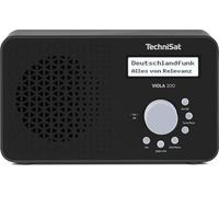 TechniSat VIOLA 200 - portable DAB+/FM radio (with LCD display, telescopic antenna, favourite memory, headphone jack, mains & battery operation, mono speaker, RDS, PLL) black