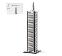 TechnixLabz MOC-243505 Street View Building Model 1:800 Scale (1666 Pieces) Construction Kit for Modern City Buildings