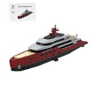TechnixLabz MOC-254412 120 cm Modular Luxury Yacht Construction Set (15,639 Pieces), Fully Modular Design for Easy Assembly, with Additional Working Mechanical Functions
