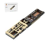 TechnixLabz MOC-254412 120 cm Modular Luxury Yacht Construction Set VI (1231 Pieces) Fully Modular Design for Easy Assembly, with Additional Working Mechanical Functions